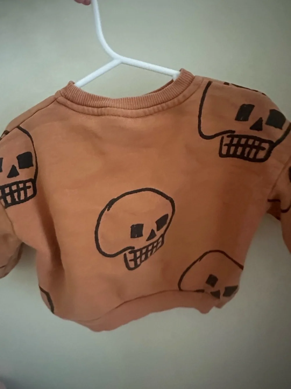 Zara “common is boring” skeleton sweatshirt